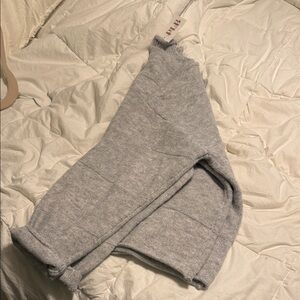 Soft Knit Crew Neck Sweater - Gray
